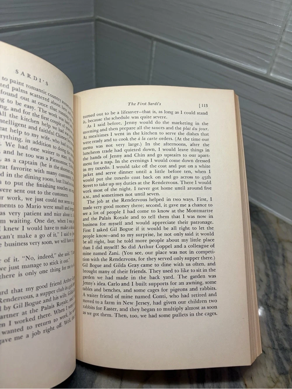 Vincent Sardi Sr. Richard Gehman Sardi's Famous Restaurant 1953 First Edition